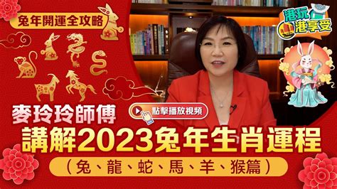 2023麥玲玲|麥玲玲2023兔年十二生肖運程：屬兔、龍、蛇、馬、。